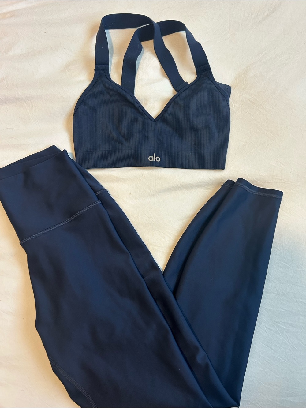 Airlift Bra and Legging in Navy